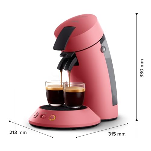 Senseo Original Plus CSA210/35 - Machine Dosettes Rouge Tendre