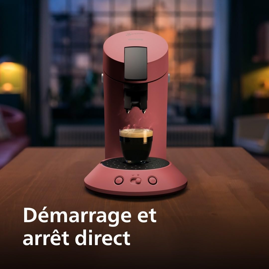 Senseo Original Plus CSA210/35 - Machine Dosettes Rouge Tendre