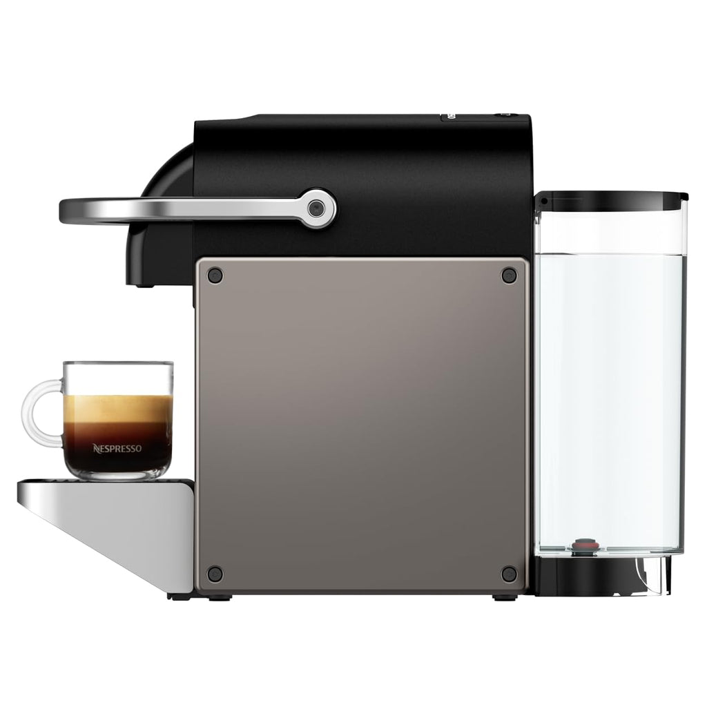 Pixie Titane - Cafetière Compacte Métal Brossé
