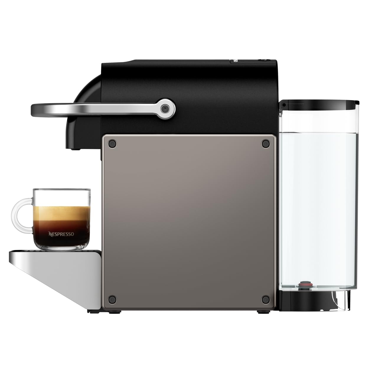 Pixie Titane - Cafetière Compacte Métal Brossé