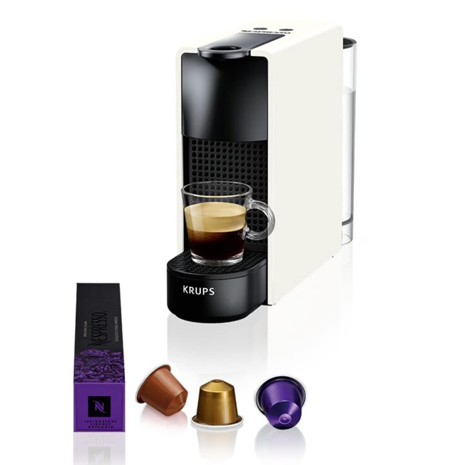 Essenza Mini Blanche - Cafetière Compacte à Capsules