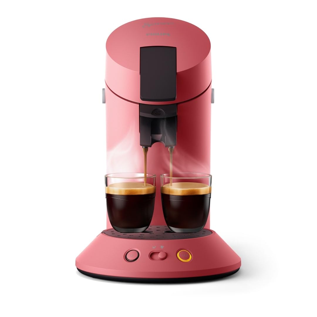 Senseo Original Plus CSA210/35 - Machine Dosettes Rouge Tendre