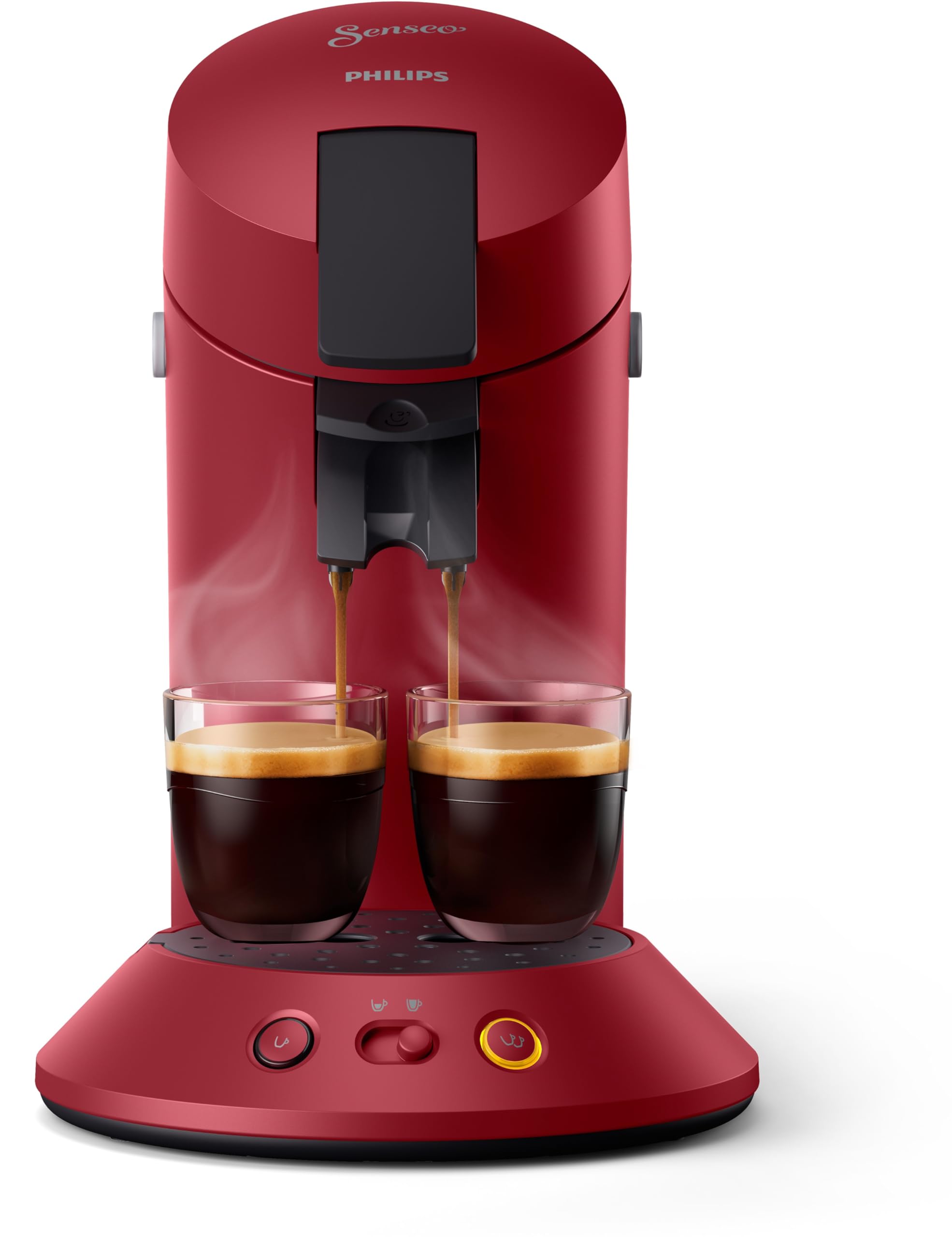 SENSEO Original Plus CSA210/91 - Cafetière à Dosettes Rouge Vif