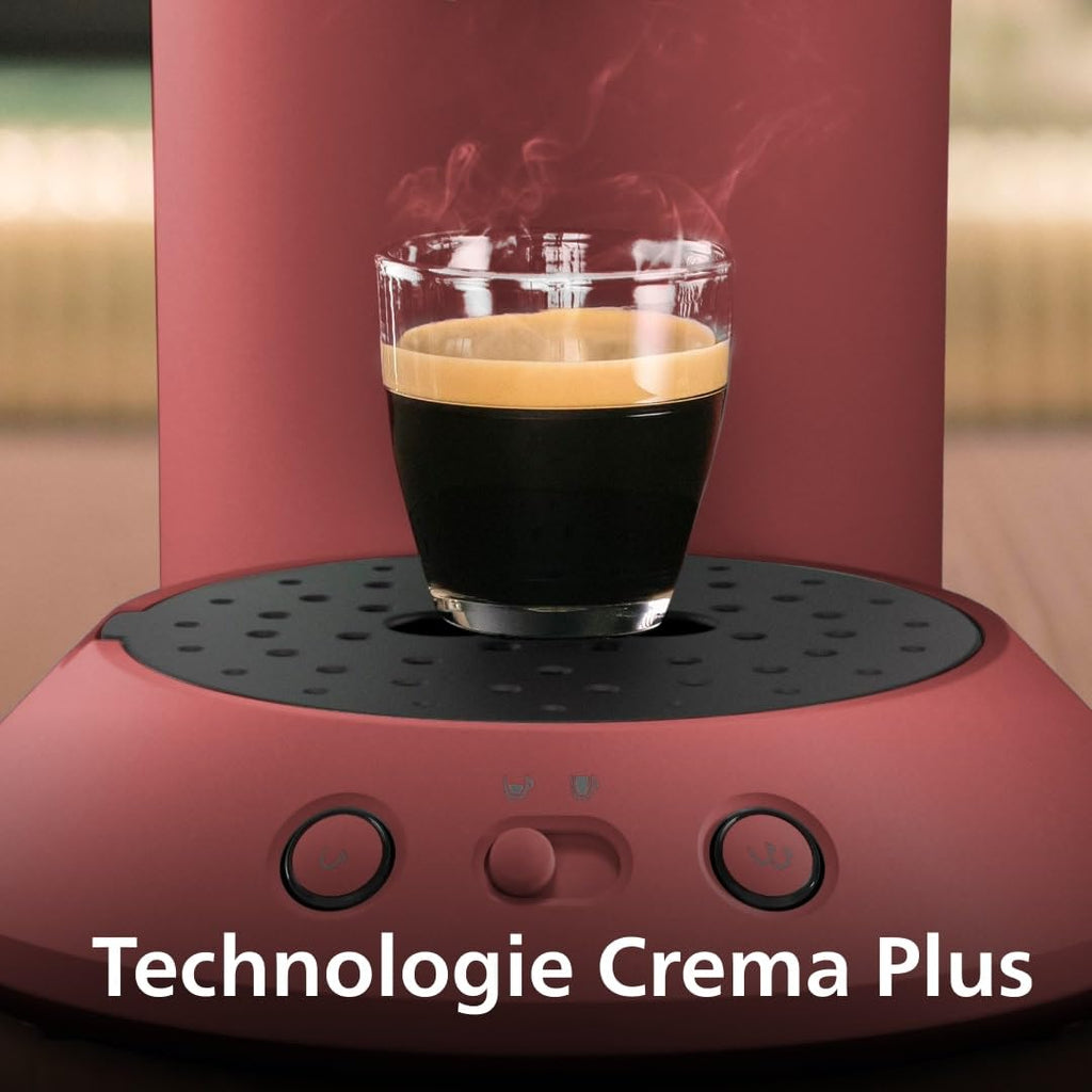 Senseo Original Plus CSA210/35 - Machine Dosettes Rouge Tendre