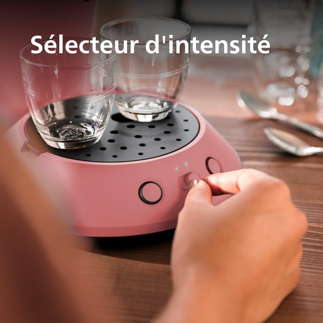 Senseo Original Plus CSA210/35 - Machine Dosettes Rouge Tendre