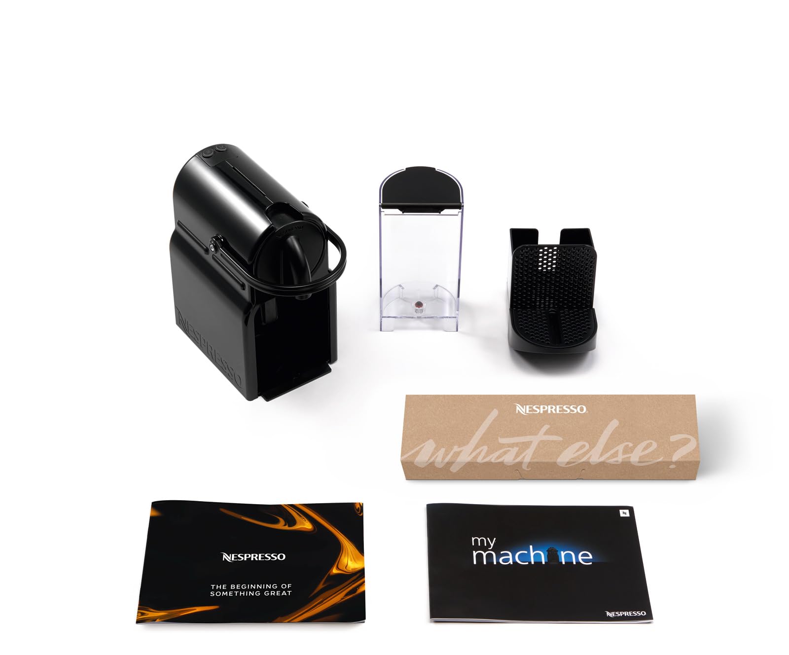 Machine à Café Inissia Automatique - Système Capsule Noir