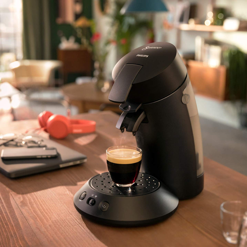 SENSEO Original Plus CSA210/61 - Cafetière Dosettes Noir Intense