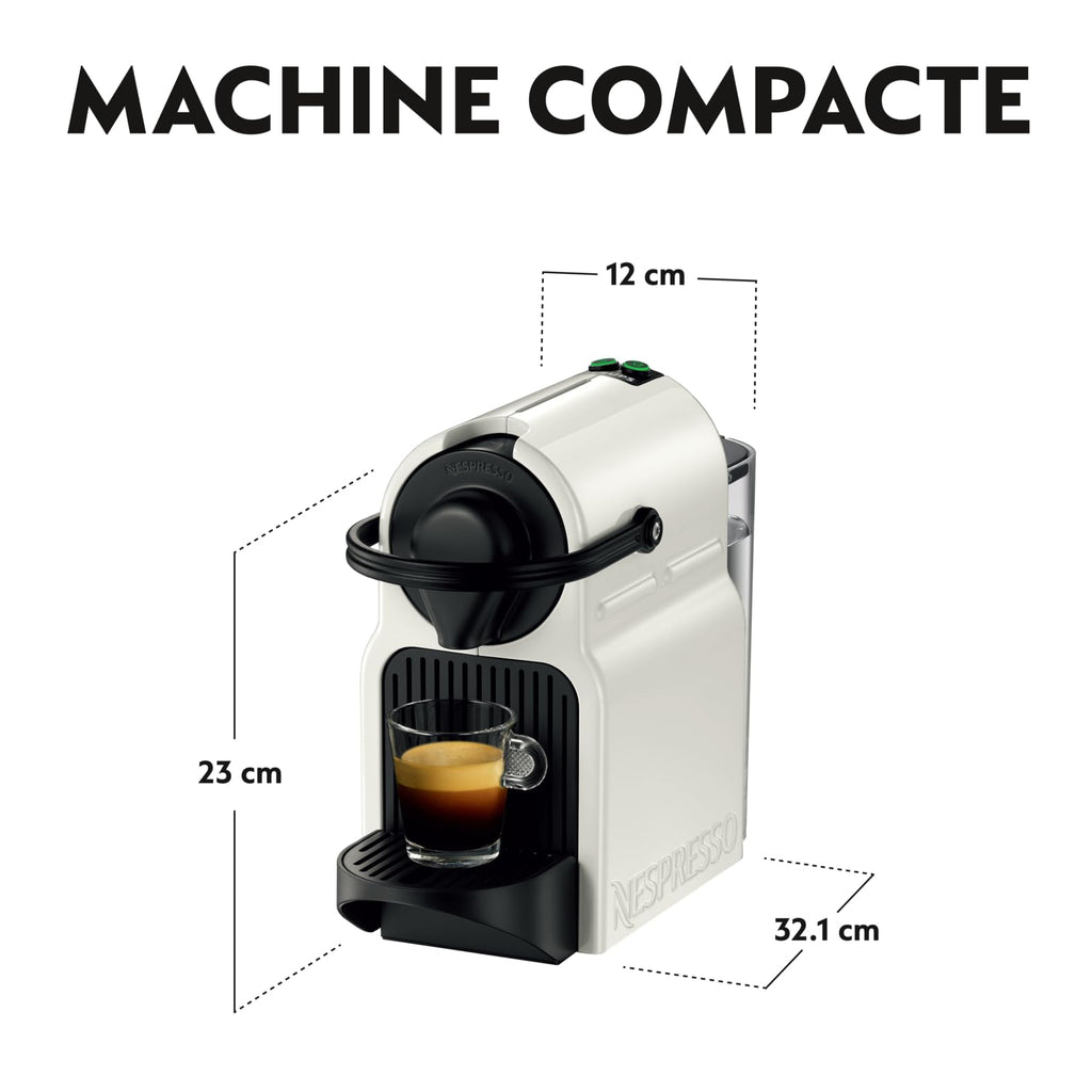 Inissia Blanche - Machine Espresso Automatique Compacte