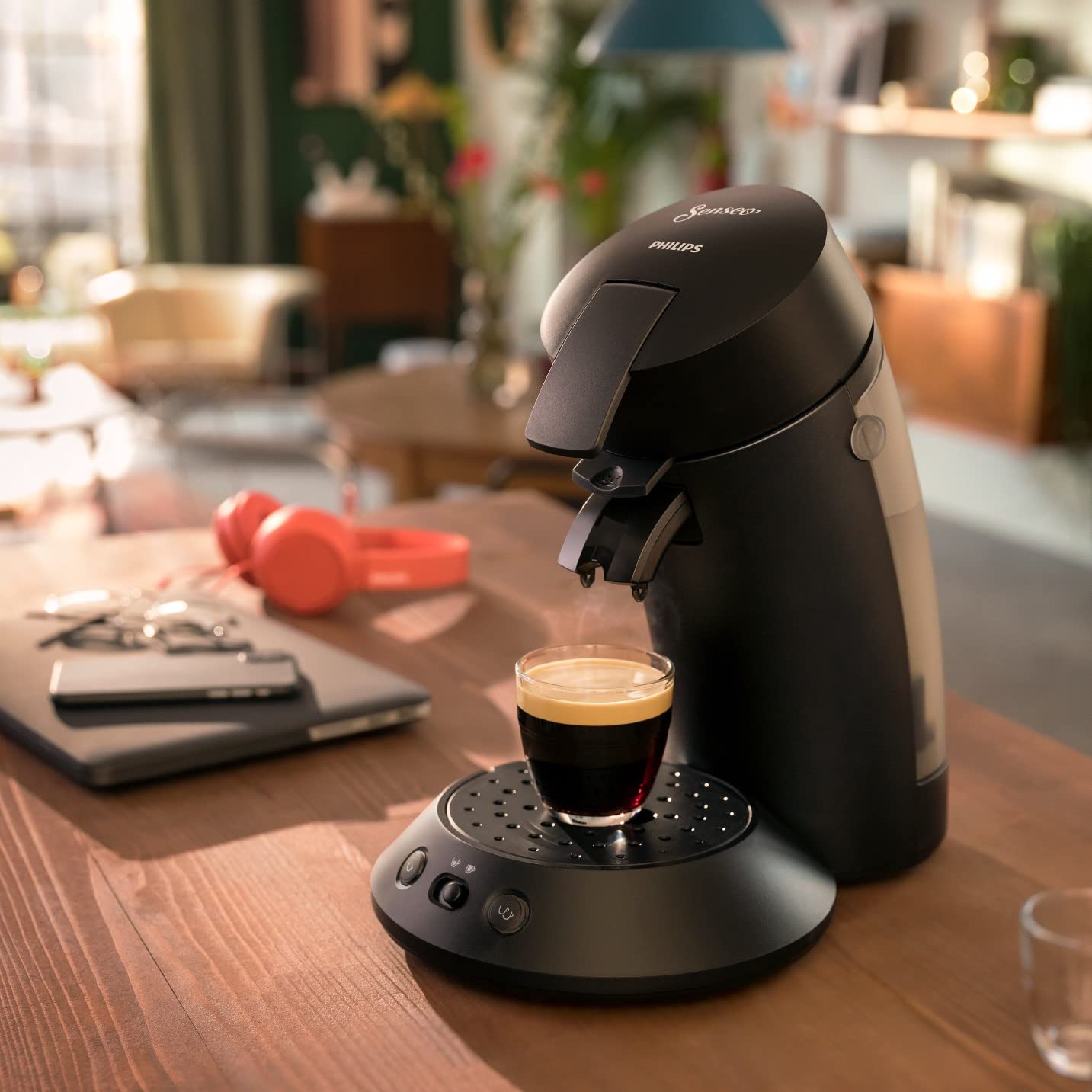 Cafetière SENSEO CSA210/22 à Dosettes - Finition Noir Élégant