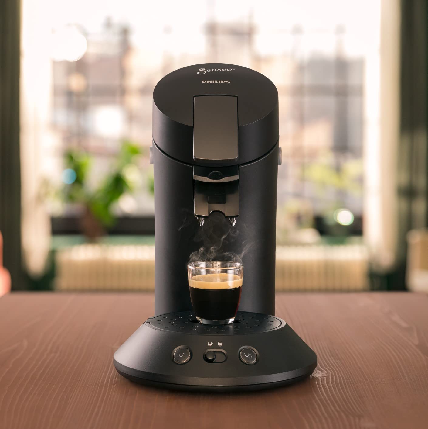 Cafetière SENSEO CSA210/22 à Dosettes - Finition Noir Élégant