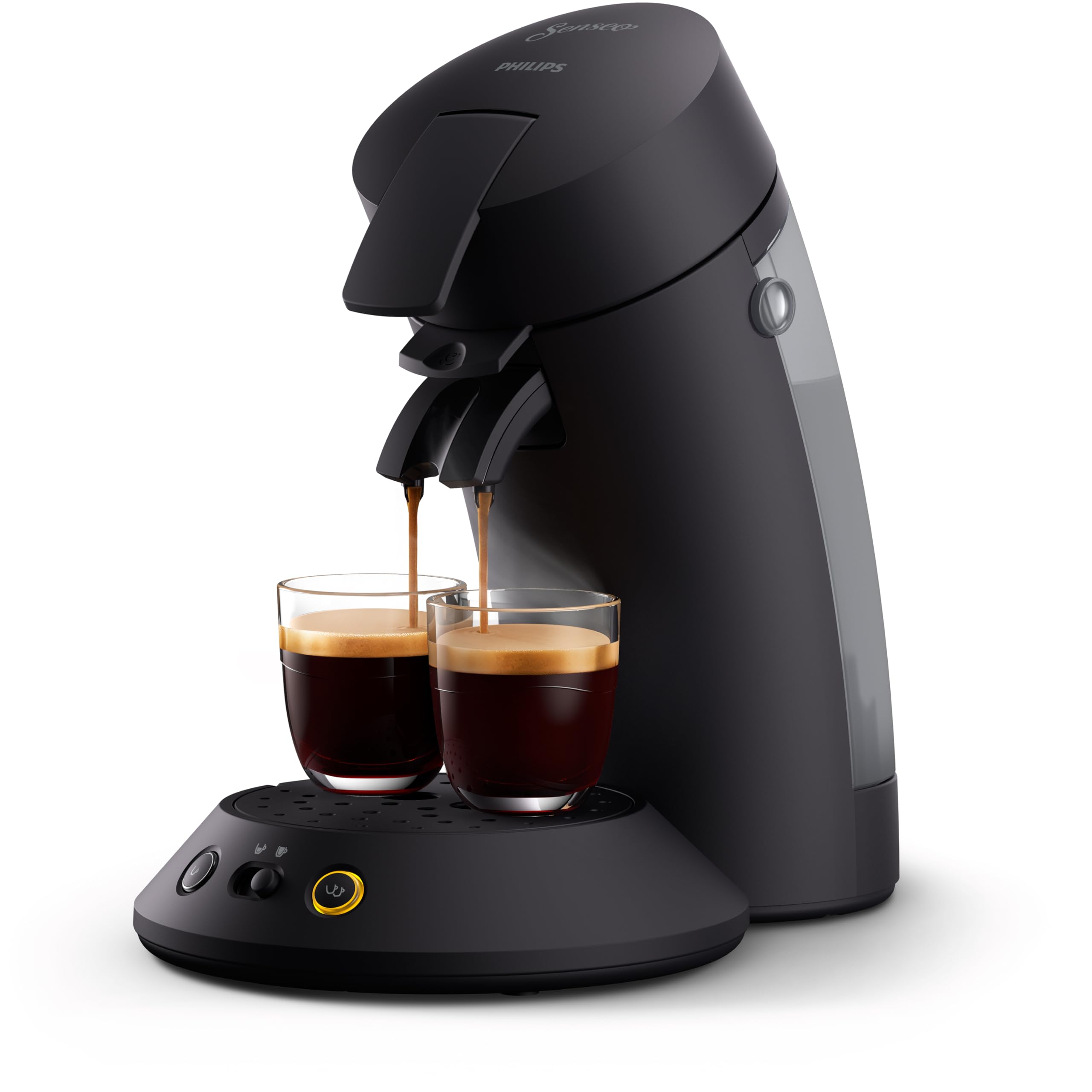 SENSEO Original Plus CSA210/61 - Cafetière Dosettes Noir Intense