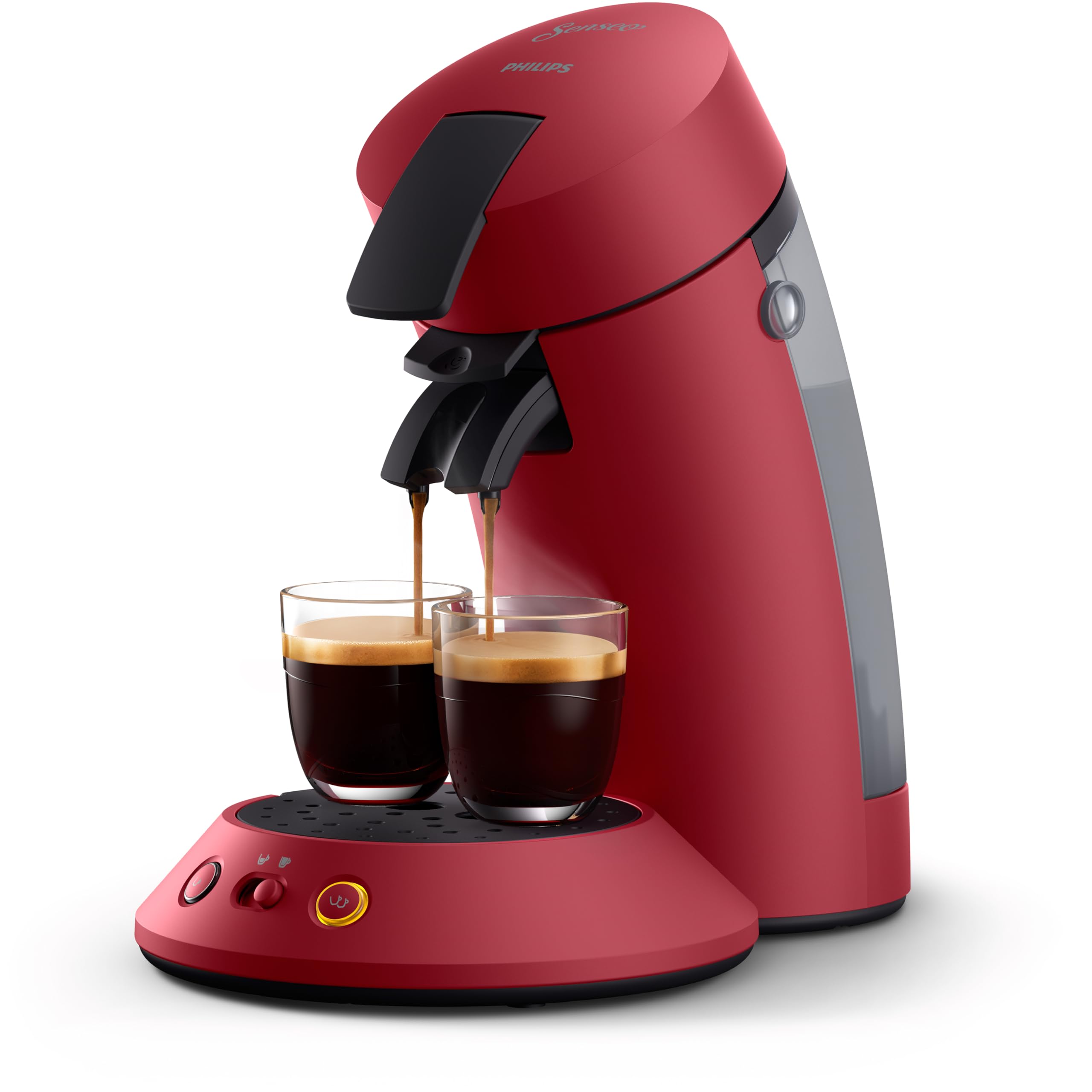 SENSEO Original Plus CSA210/91 - Cafetière à Dosettes Rouge Vif