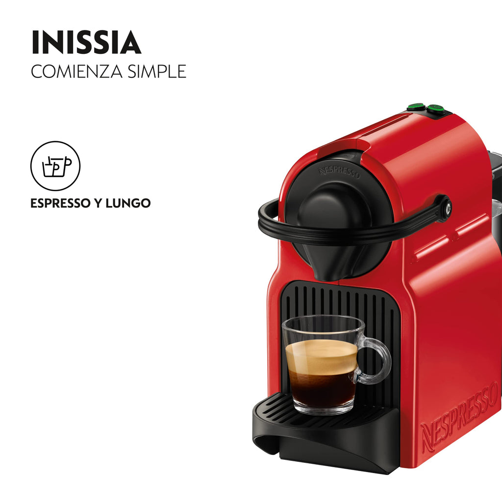 Inissia Rouge Rubis - Cafetière Compacte Réservoir 0,7L