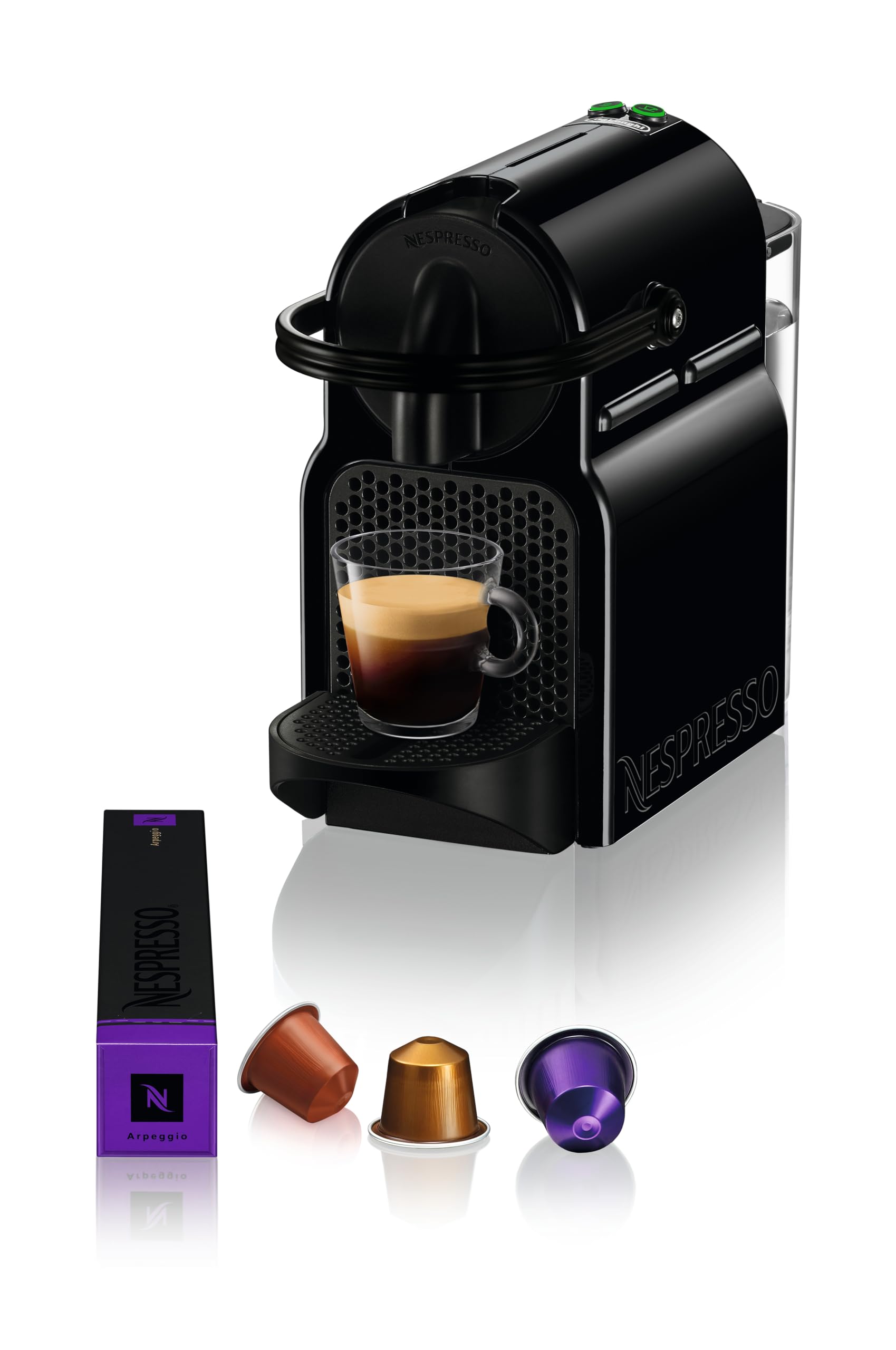 Machine à Café Inissia Automatique - Système Capsule Noir