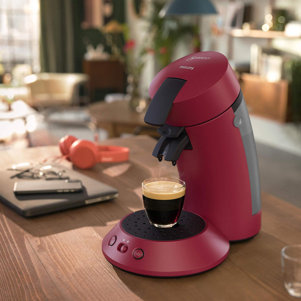 SENSEO Original Plus CSA210/91 - Cafetière à Dosettes Rouge Vif
